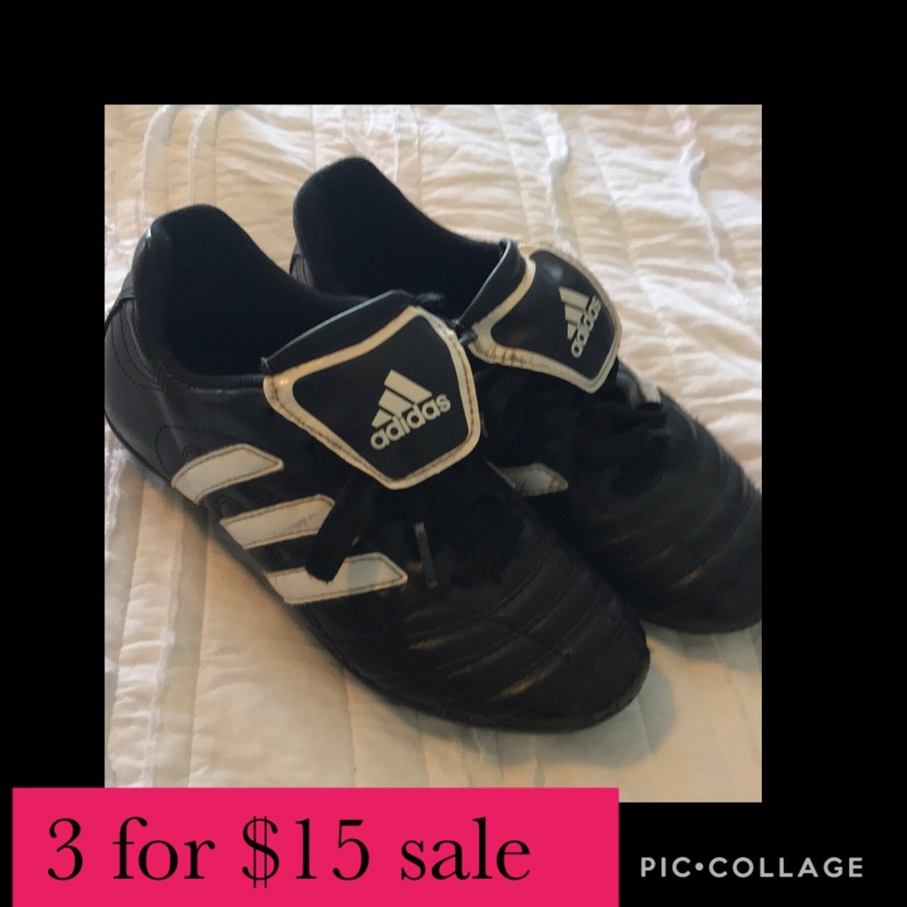 **$3 for $15 bundle** kids Adidas cleats